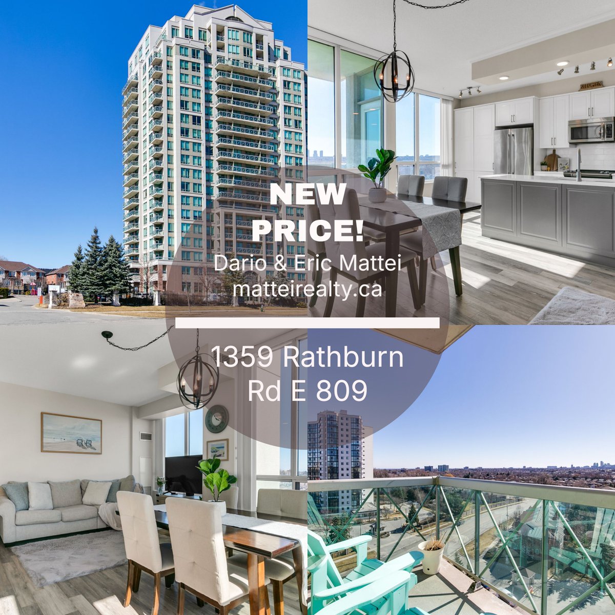 ericmattei's tweet image. (((NEW PRICE!!!))) 1359 RATHBURN ROAD E #809 - MLS W12254270

10,000 REASONS TO HAVE ANOTHER LOOK AT THIS GORGEOUSLY RENOVATED MISSISSAUGA CORNER UNIT with 2 Bedrooms, 2 Baths and 2 CAR PARKING!

NOW ASKING $749,900!

matteirealty.ca/Residential/Fo…

#rathburn, #road, #toronto