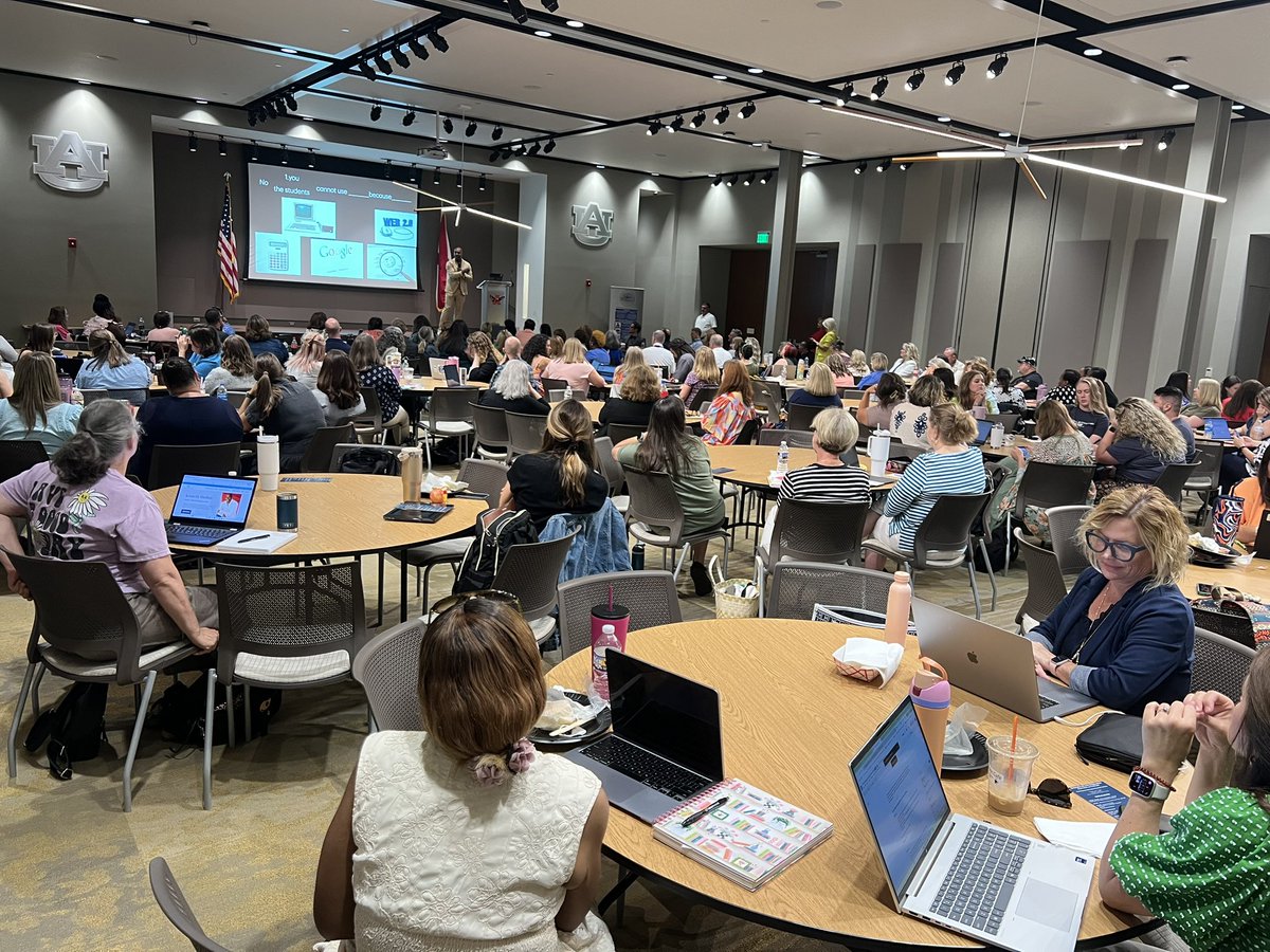 regibbs_mcs's tweet image. Awesome day of learning for many of our @madisonschools educators yesterday at the generative AI symposium for educators. @k_shelton was inspiring as always. Thanks @WhittMister for being an awesome MC! @AiHuntsville #AIHuntsvilleWorkshop