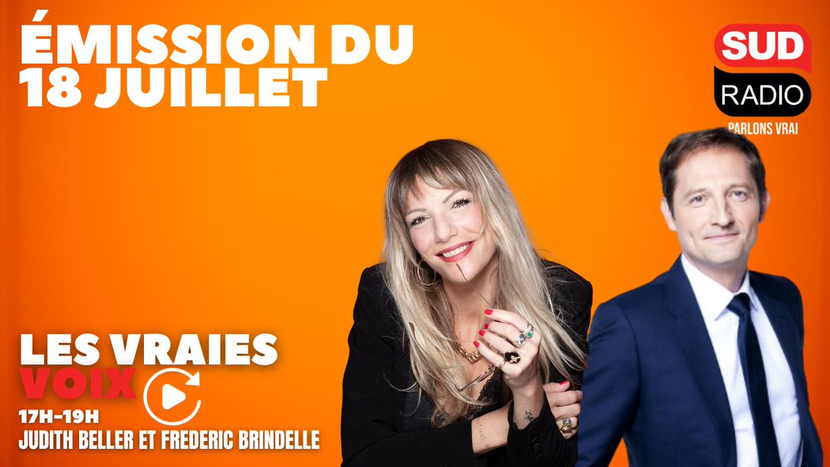 Vous avez manqué #LesVraiesVoix ? Retrouvez le replay de l'émission du 18/07 en intégralité, avec <a href="/SamuelBotton/">Samuel</a>, <a href="/matOdavy/">Mathieu Davy</a>, <a href="/erwanbalanant/">Erwan Balanant</a>, <a href="/TrouveAurelie/">Aurélie Trouvé</a> et <a href="/Chr_Ramond/">Christophe Ramond</a> au micro de <a href="/judith_beller/">Judith Beller🎗️</a> et de <a href="/BrindelleFrdric/">frédéric Brindelle</a> :

sudradio.fr/programme/les-…