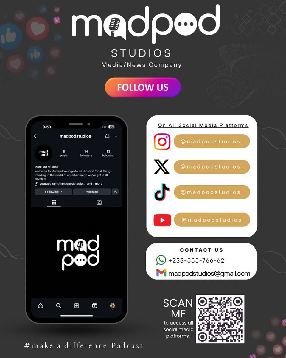 madpodstudios_'s tweet photo. Welcome to MADPOD Your go-to destination for all things trending in the world of entertainment!
#fyp #viral #tranding #madpod #podcast
https://t.co/dl8tAwYVZj https://t.co/J3usoLWfoL