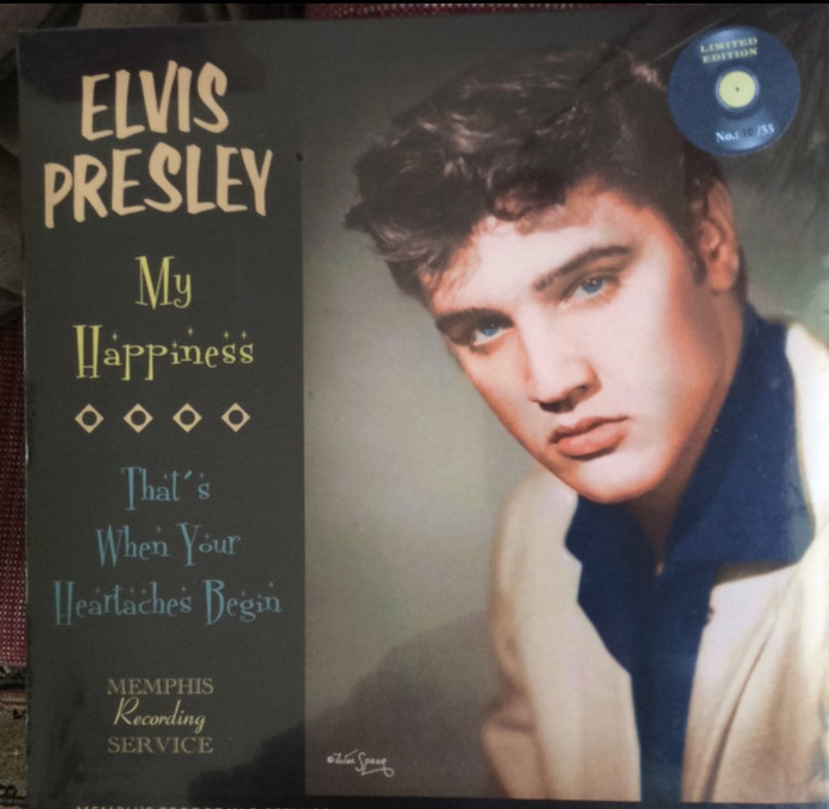 July 18 1953;
Elvis Presley  launches his career.
He recorded "My Happiness" &amp;  "That's When Your Heartaches Begin" at Sun Records in Memphis, TN.
Office manager Marilyn  Kessler left a note for Sam Phillips that Elvis was a "good ballad singer."
The Rest Is 
#ElvisHistory