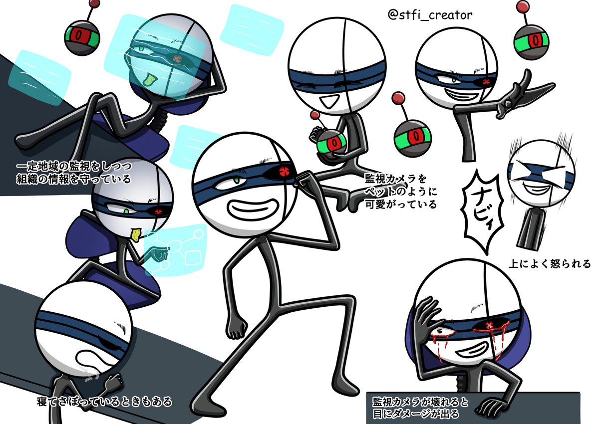 stfi_creator's tweet photo. ナビィ（モニター・ナビゲート）
 #STFIキャラ紹介 https://t.co/r6OI3I2TtP
