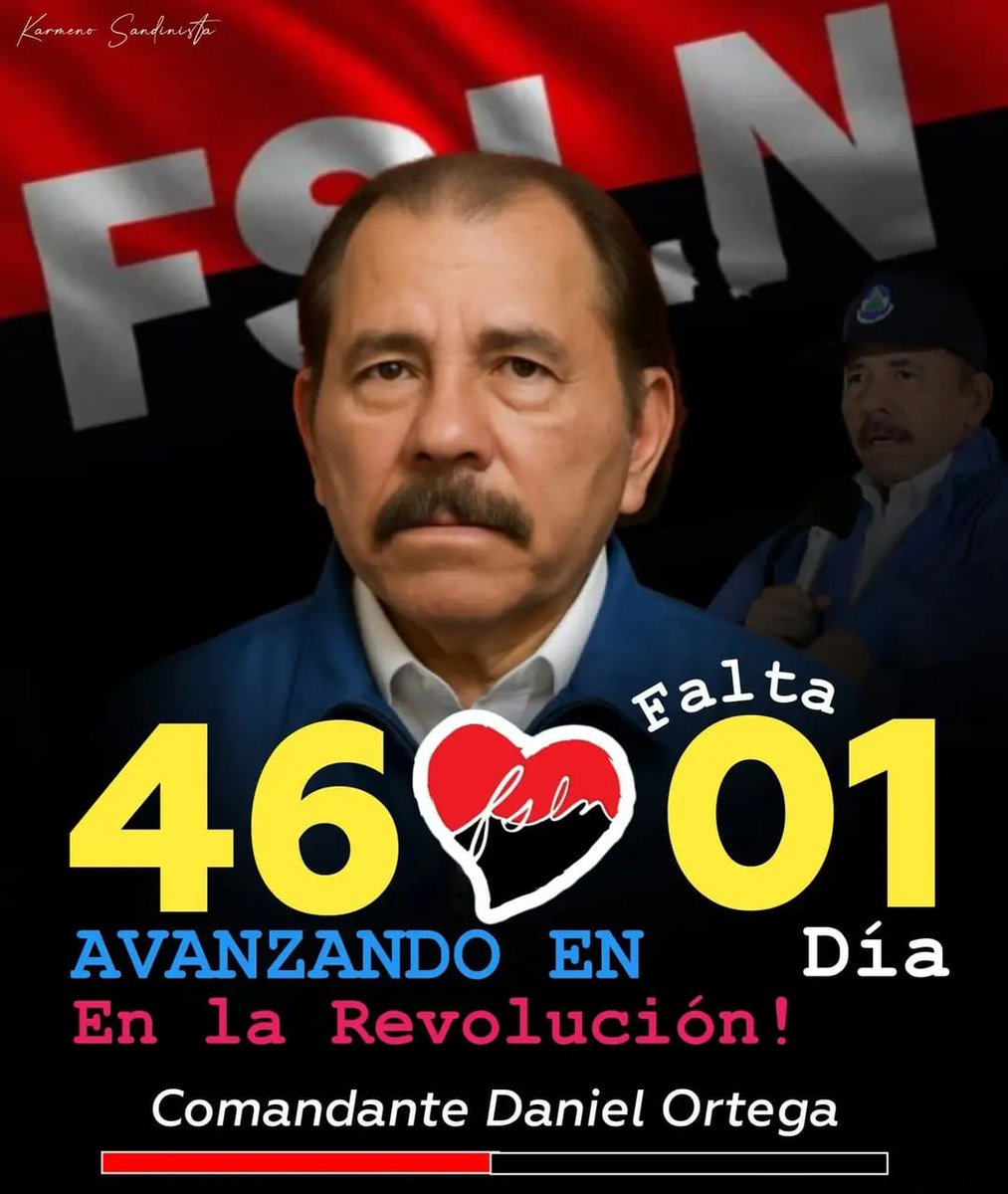 📣 Llegamos a la Víspera de la Gran Fiesta Popular 🎉 el Pueblo celebramos #UnidosEnVictorias ✊🏻 el #4619SiempreMásAllá 🇳🇮

¡El Triunfo ❤️🖤 es del Pueblo, de la Paz 🕊✨️!

<a href="/FloryCantoX/">Flor y Canto 🇳🇮</a> <a href="/FcoRosales78/">Francisco Rosales 🇳🇮</a> <a href="/HoChiMinhF/">FSLN Distrito3-Matagalpa🇳🇮</a>