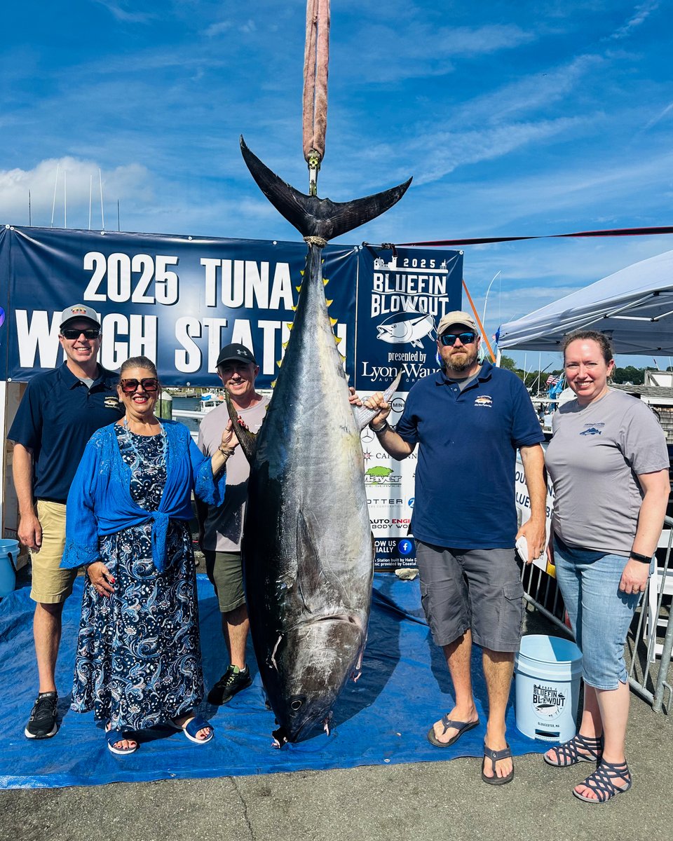 MassDFG's tweet image. DFG Deputy Commish Sefatia Romeo-Theken + @MassDMF staff were thrilled to attend the annual Bluefin Blowout tournament in #Gloucester! 🎣 🏆🐟
Congratulations to all the competitors for reeling in such impressive catches!
