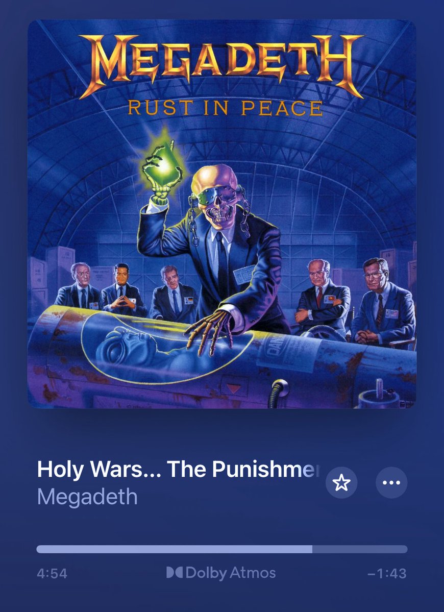 SteGMay's tweet image. Just think, somewhere out there some kid is hearing this song for the first time and having their life forever changed. #Megadeth