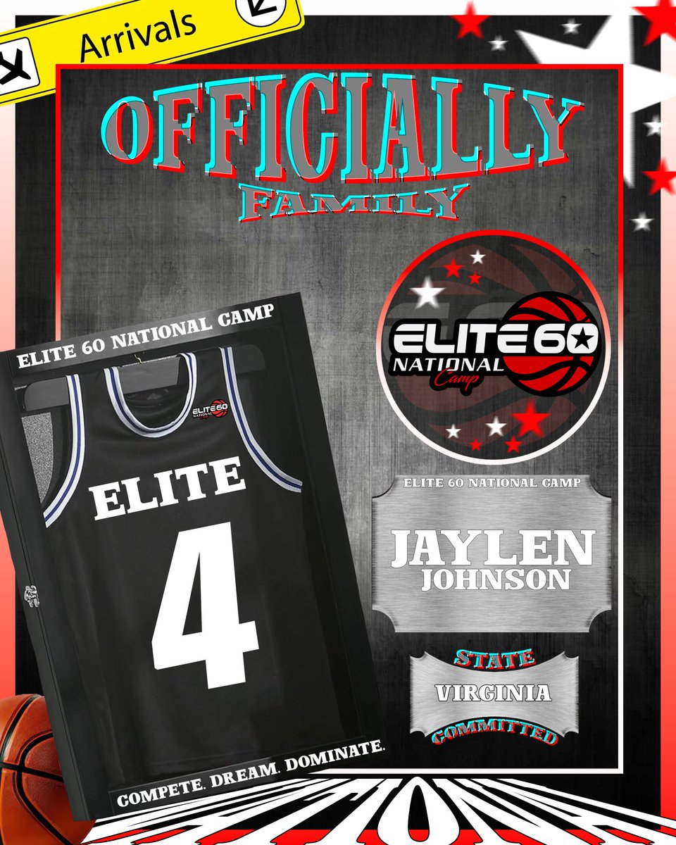 Class of 2029 Kings Fork High School (VA) Jaylen Johnson is OFFICIALLY apart of the Elite 60 Family and will be LIVE in action at the Elite 60 National Camp.