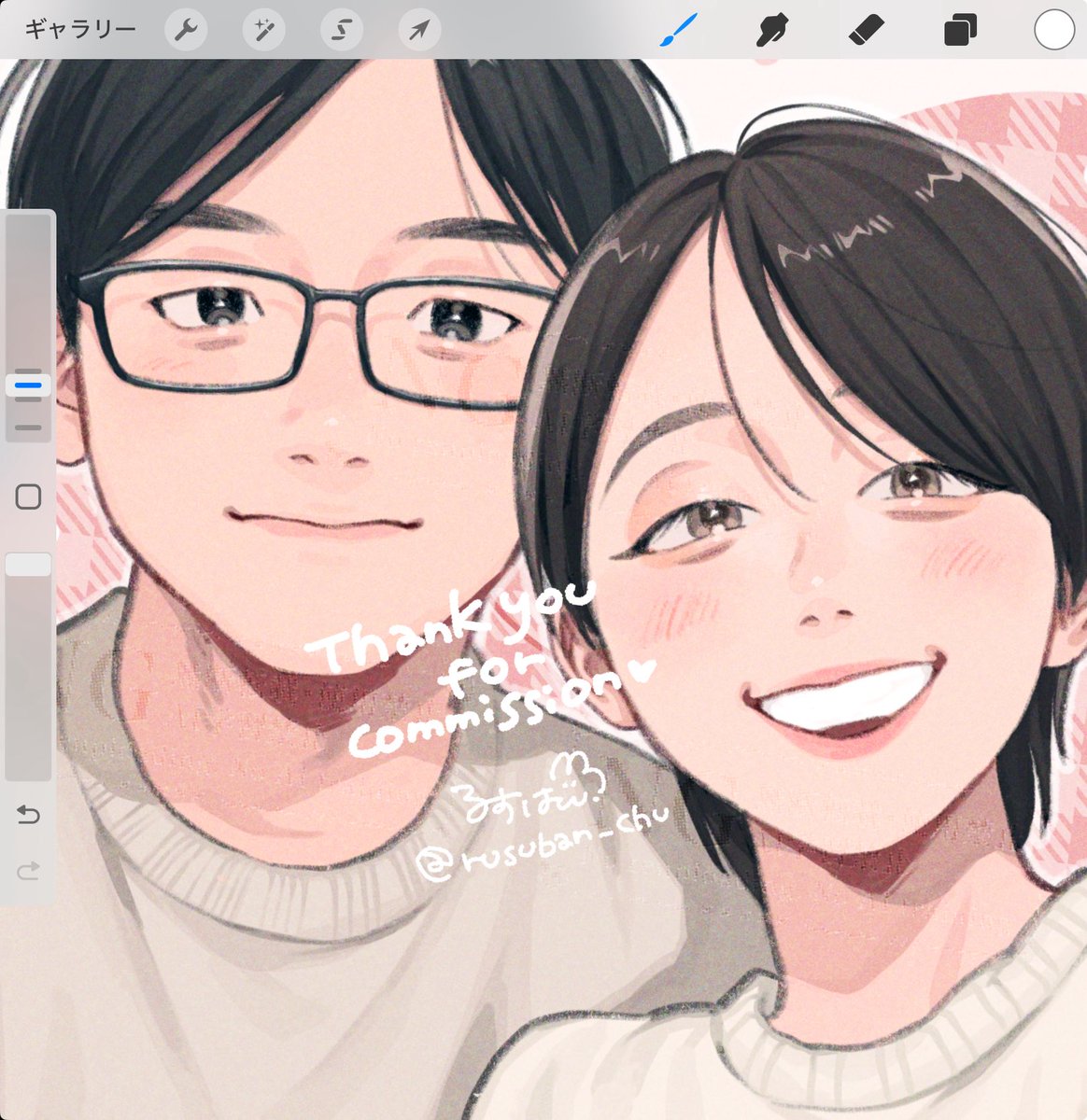 rusuban_chu's tweet image. #skeb #commission
ありがとうございました💍💐