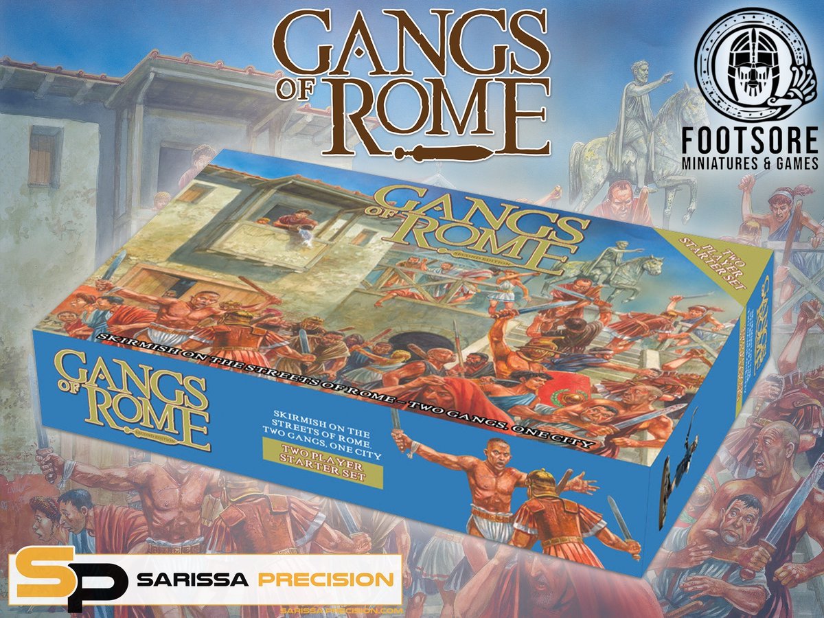 Dive into a new Starter Set for #GangsOfRome thanks to <a href="/FootsoreUK/">Footsore Miniatures and Games</a>! Start your skullduggery on the streets of Rome soon beastsofwar.com/historical/bra…