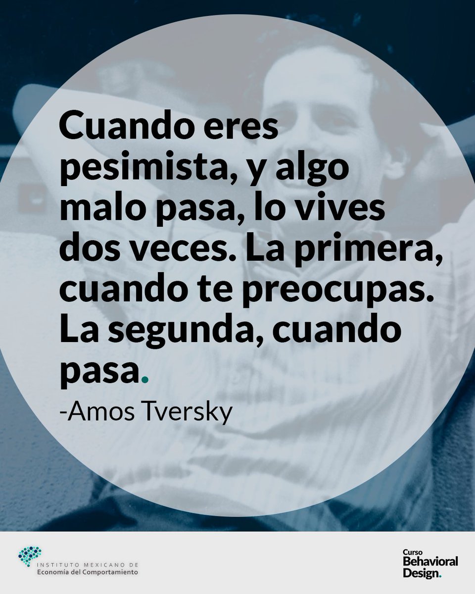 ecomportamiento's tweet image. 🧠 Amos Tversky fue una mente brillante que transformó nuestra comprensión de la toma de decisiones y el juicio humano.

🔬 Su enfoque pionero demostró cómo los sesgos cognitivos afectan nuestras elecciones, incluso cuando creemos ser racionales.

#AmosTversky #BehavioralDesign