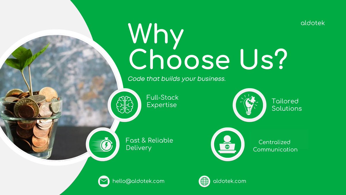 aldotek_LLC's tweet image. Aldotek - Code that builds your business.

#remotelife #DevLife #CloudChaos #AWSProblems #SoftwareDevelopment #StartupHelp #CustomSoftware #Automation #TechSupport #BuildSmarter #CustomApps #BusinessGrowth #ITSolutions #outsourcing #TechSolutions