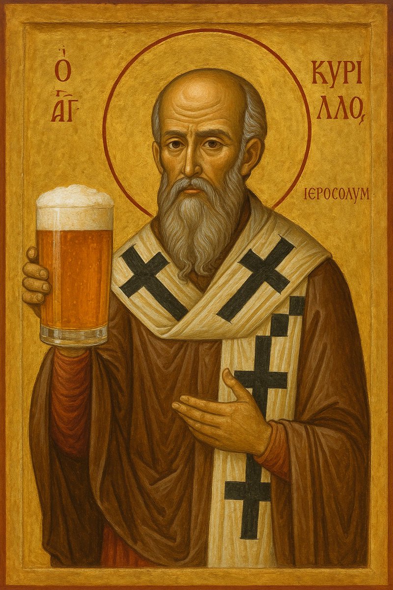 DavidFish7's tweet image. "You can't just combine baptismal regeneration with receptionism as if people can be baptized but not regenerated if they don't receive in faith!"
Cyril of Jerusalem: "Hold my beer."