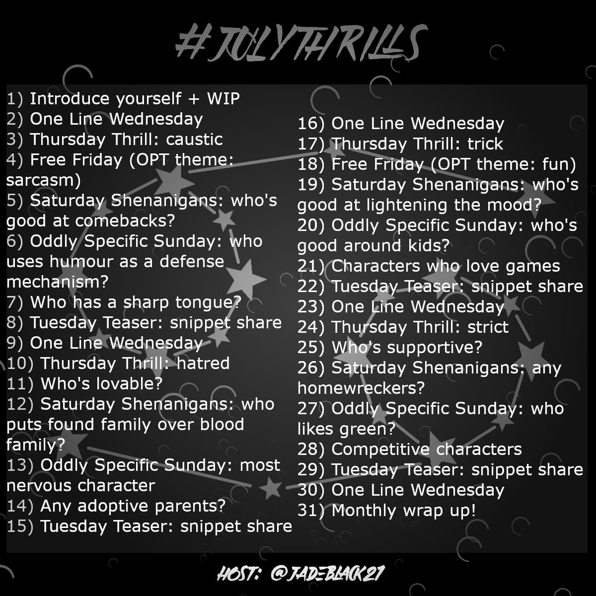 BoldickV's tweet image. Day 18: #JulyThrills
It's only *slightly* concerning that Meecham is trying to do this...
From Ungovernables book 2 (unedited)