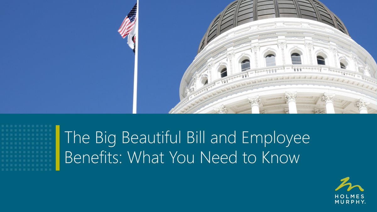 Holmes Murphy (@holmesmurphyins) on Twitter photo Big changes are coming to employee benefits under the One Big Beautiful Bill Act. But is bigger better for benefits? 
Employee Benefits Compliance Director Nick Karls highlights what you need to know when planning your 2026 benefits strategy: okt.to/Xqh9Rb. Big changes are coming to employee benefits under the One Big Beautiful Bill Act. But is bigger better for benefits? 
Employee Benefits Compliance Director Nick Karls highlights what you need to know when planning your 2026 benefits strategy: okt.to/Xqh9Rb.