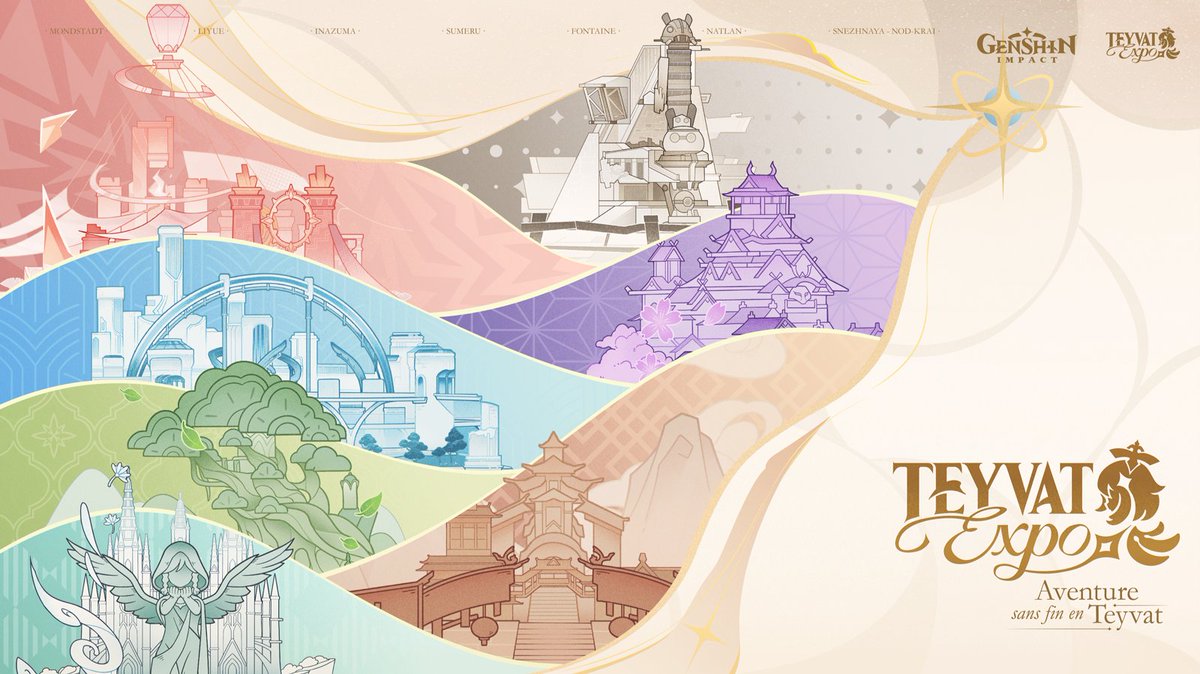 Genshin_goods's tweet image. 『原神』のゲームアート展「Teyvat Expo」がフランスで2025年9月13日から開催決定!コンセプトスケッチなどが楽しめるほか、限定グッズも購入できます。
houzero-goods.com/gen-teyvat-exp…
©COGNOSPHERE