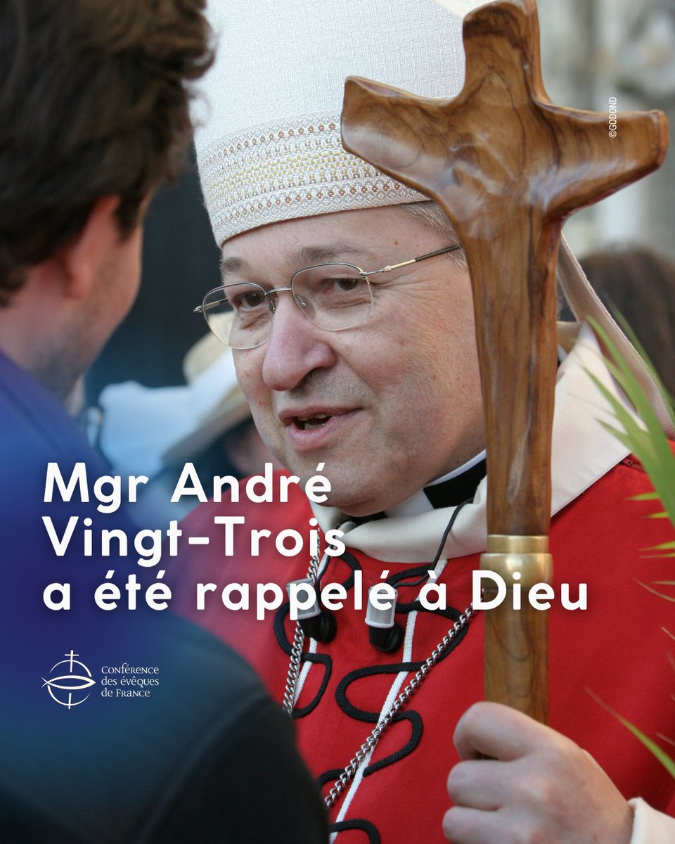 Eglisecatho's tweet image. La #CEF s'associe à la peine de Mgr Laurent Ulrich et de tout le @dioceseparis, et fait mémoire avec gratitude de son ancien Président, après l'annonce du décès du Cardinal André #VingtTrois.
Communiqué👉eglise.catholique.fr/espace-presse/…