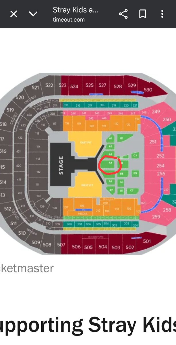 Tomoy0's tweet photo. WTS 
Selling 1 Stray Kids ticket for Tottenham, London, for Saturday  19th July. Sector A4, row C, just in front of the stage. 🥰
My sister won't come anymore, so we will meet at the Stadium and do the transaction and ticket transfer together. 
DM for info 💝 #straykidslondon https://t.co/AOnNGSYlxb