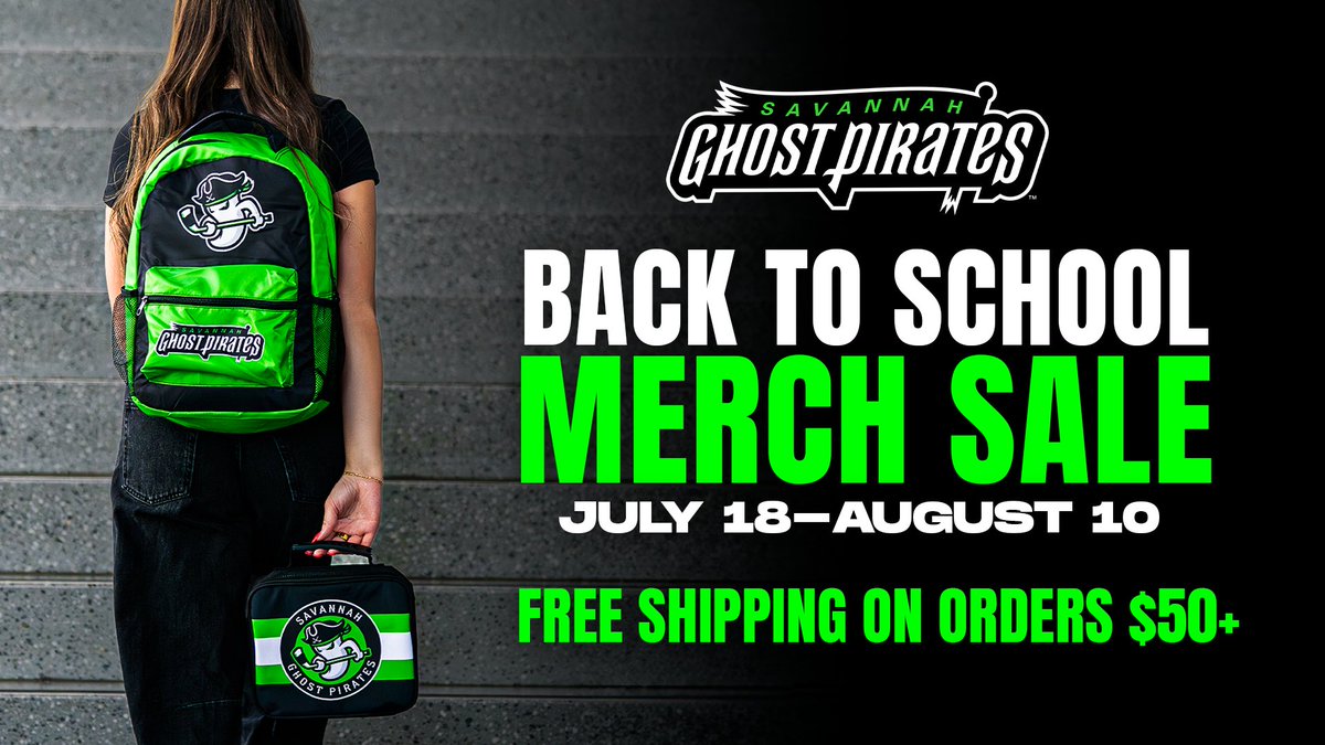 SavGhostPirates's tweet image. New Year, New Gear! 📚
Stock up during our Back to School Sale—FREE shipping on orders $50+ !
Purchase today ➡️ bit.ly/4lEzdXI
