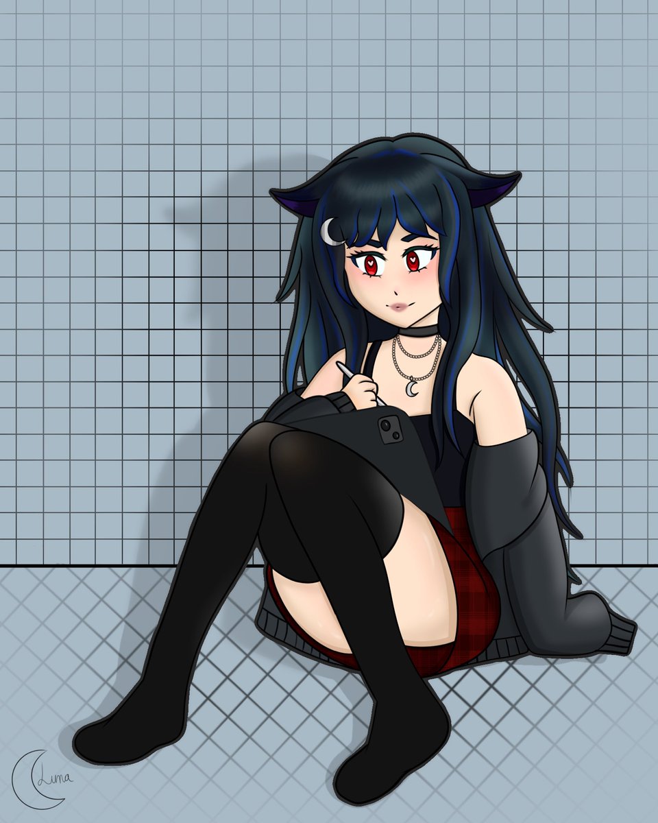 Hihiiii I’m Luna! I’m an artist! I’m new to Twitter but hoping to find some cool artists to follow and things! This is my sona! 

#illustration #artist