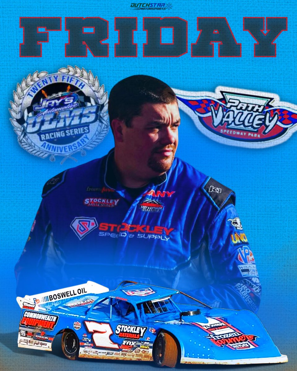 RossRobinsonRacing (@rracing7) on Twitter photo ๐๐ผ๐พ๐ ๐ฟ๐ผ๐ | The Jayโs Automotive <a href="/ULMSLateModels/">United Late Model Series</a> Fueled by VP Racing Fuels invades <a href="/PVSpeedway/">Path Valley Speedway</a> for Dr. Zach Crouseโs โNight of Powerโ.
๐7:00 PM โ Hot Laps with RACING to follow
๐บ <a href="/dirtrichtv/">DirtRich TV</a>
๐ฑ <a href="/MyRacePass/">MyRacePass</a> ๐๐ผ๐พ๐ ๐ฟ๐ผ๐ | The Jayโs Automotive <a href="/ULMSLateModels/">United Late Model Series</a> Fueled by VP Racing Fuels invades <a href="/PVSpeedway/">Path Valley Speedway</a> for Dr. Zach Crouseโs โNight of Powerโ.
๐7:00 PM โ Hot Laps with RACING to follow
๐บ <a href="/dirtrichtv/">DirtRich TV</a>
๐ฑ <a href="/MyRacePass/">MyRacePass</a>