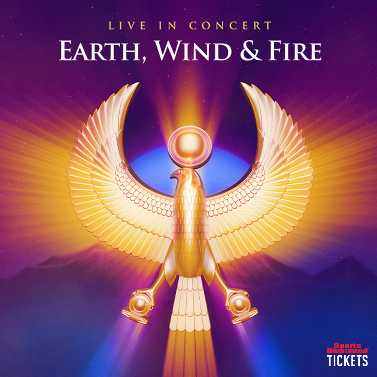 Let’s groove tonight 🎶

Legendary. Timeless. Unmissable.

Earth, Wind &amp; Fire are lighting up the stage with a live performance that’ll move your soul and get you dancing.

🎟️ Score your seats now on Sports Illustrated Tickets.

#EarthWindAndFire #SITickets #ClassicVibes
