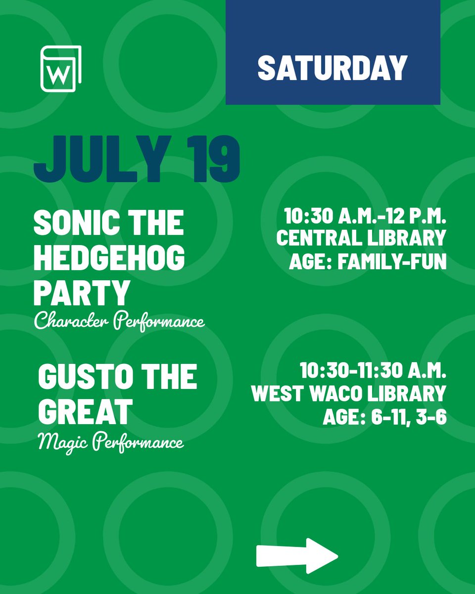 WacoLibrary's tweet image. Book your weekend with us! #wacoevents #wacolibrary #wacotx #wacotexas