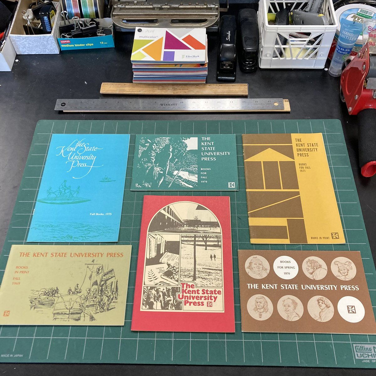 KentStateUPress's tweet image. We’re preparing to unveil our fall catalog, which is a nice excuse to look back on select KSUP catalogs from the past sixty years!