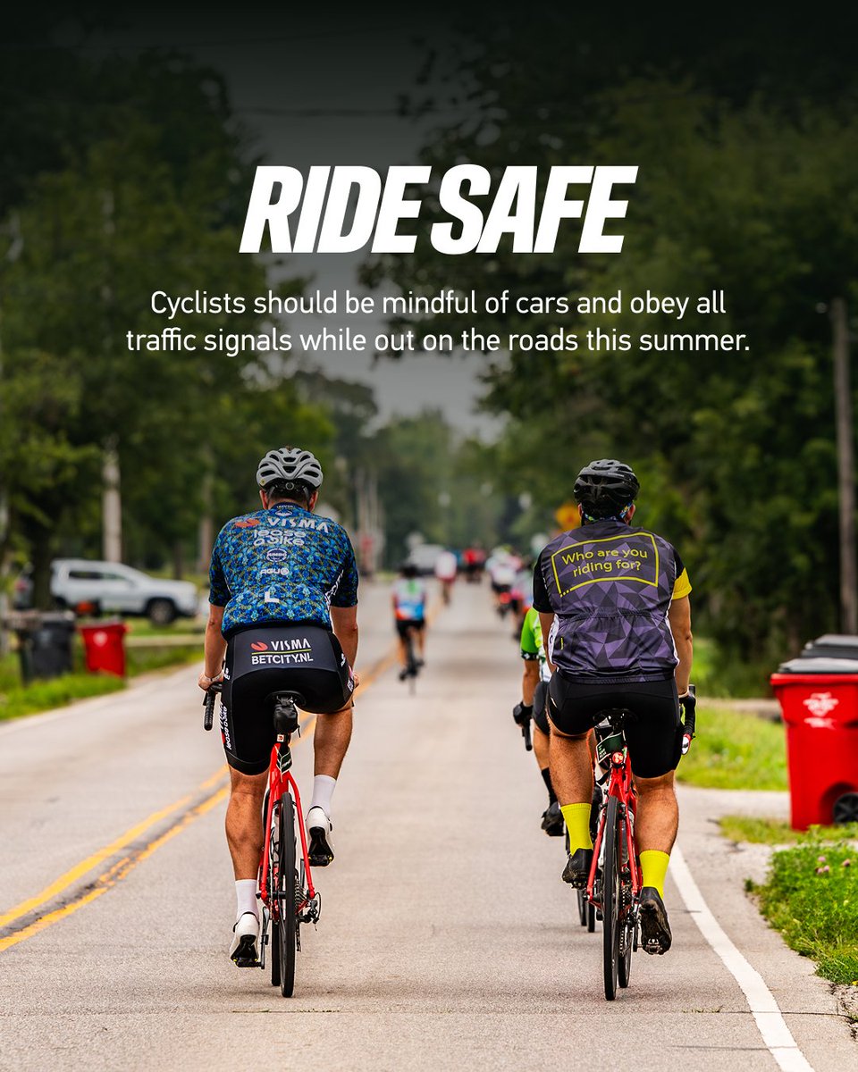 🚴‍♀️ It’s cycling season in Central Ohio!
FCEM&amp;HS reminds cyclists to ride smart and stay safe:
✅ Obey traffic laws
✅ Stay visible
✅ Use hand signals
✅ Ride single file when necessary
Drivers—stay alert, slow down, and share the road. Let’s keep everyone safe this summer!