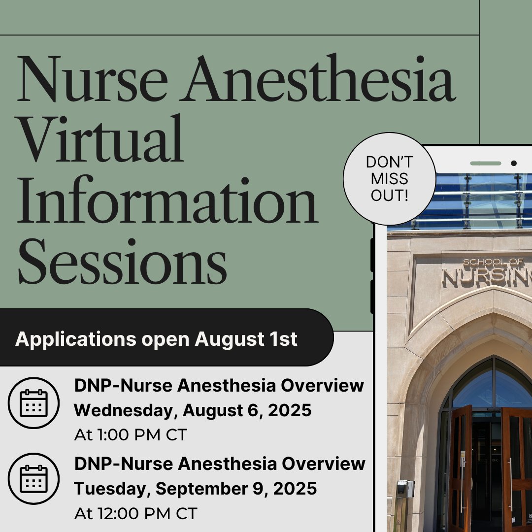 Vanderbilt’s new DNP-Nurse Anesthesia program is launching—and you could be part of the very first cohort.

Save your spot now:
ow.ly/uKUB50Wrwz9 #vusn #nurseanesthesia #nursingschool