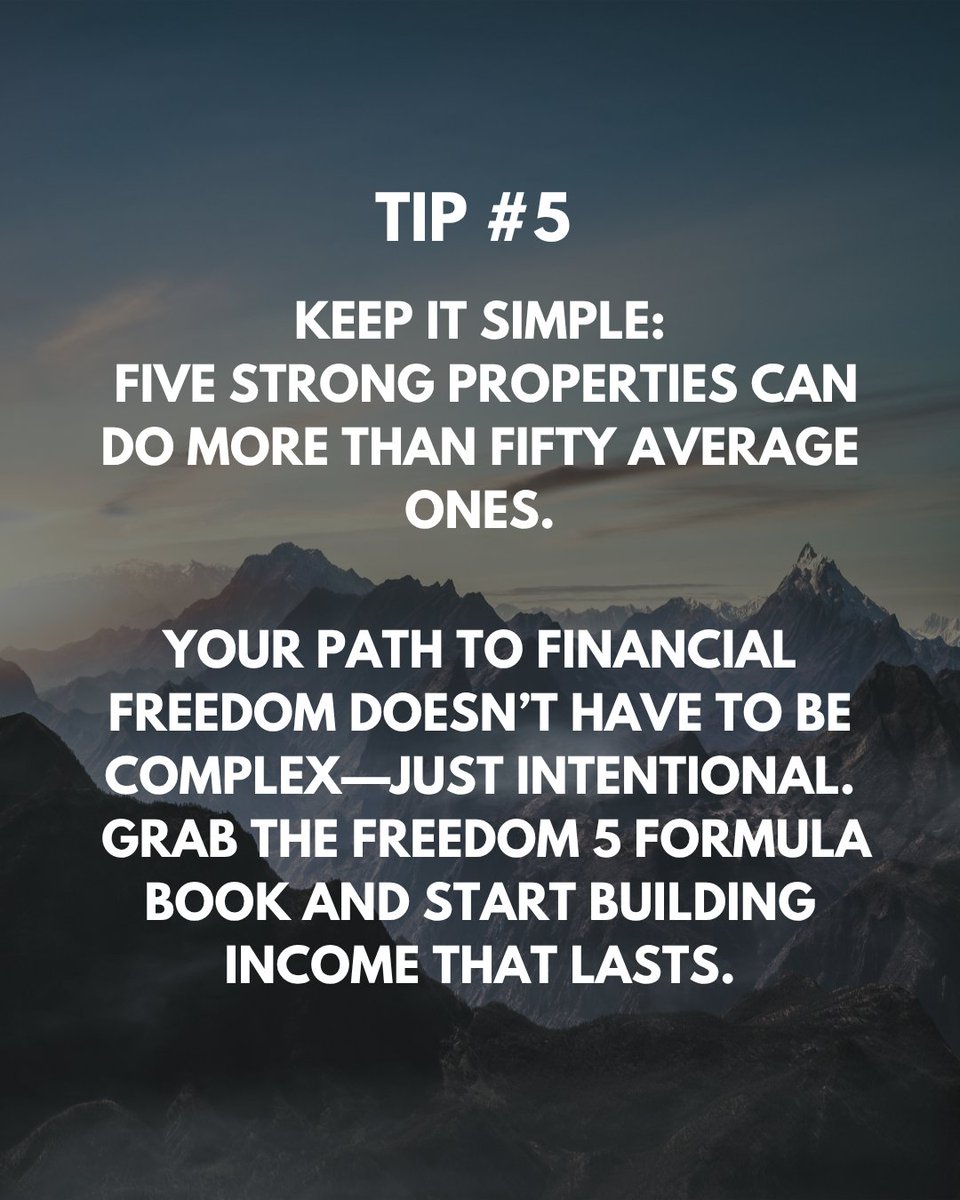 SDIRABuild2Rent's tweet image. Unlock financial independence with the Freedom 5 Formula! Start your wealth journey today! Get your copy now and follow @SDIRAWealth for more tips! 

#Freedom5Formula #SDIRAWealth #PassiveIncome #FinancialFreedom