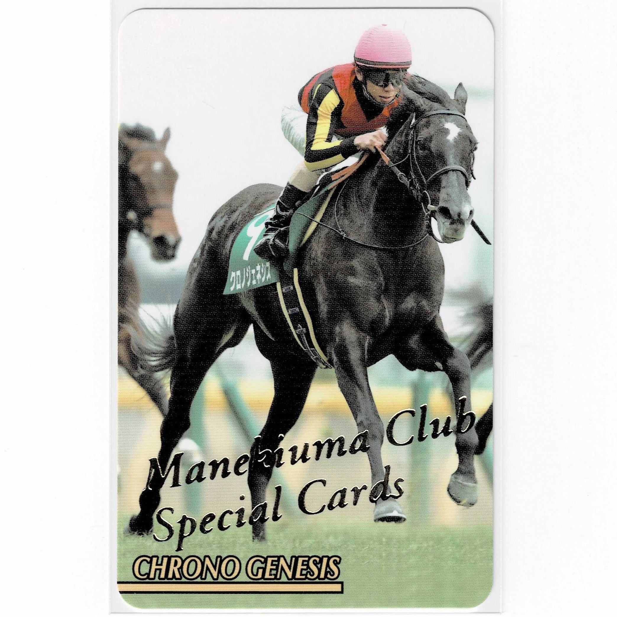 まねき馬　まねき馬倶楽部　競馬カード　ダンスインザダーク　武豊 まねき馬まねき馬倶楽部競馬カードダンスインザダーク武豊