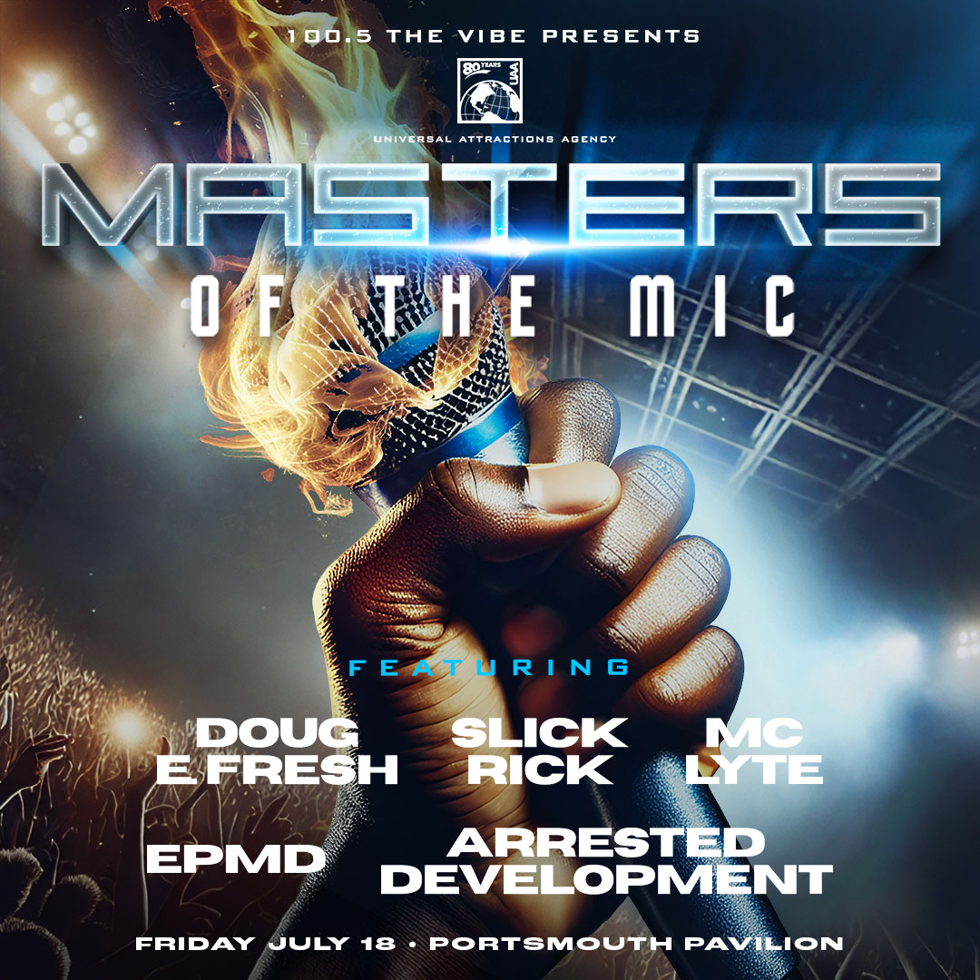 TONIGHT (7/18): Doug E Fresh, Slick Rick, MC Lyte, &amp; more hit the stage! Get ready for a legendary night of classic hip hop under the stars featuring iconic performances and nonstop hits. The energy’s going to be unreal.

🚪: 6:30PM
🎤: 7:30PM
🎟️: pavilionconcerts.com