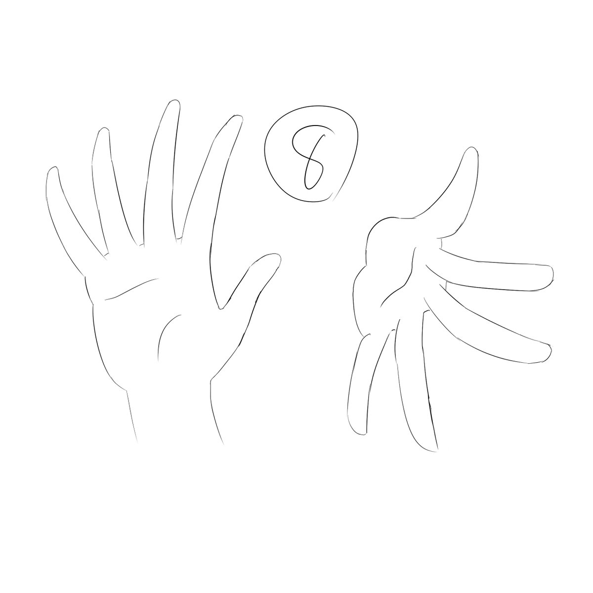 Km5dc's tweet image. 8
手の模写