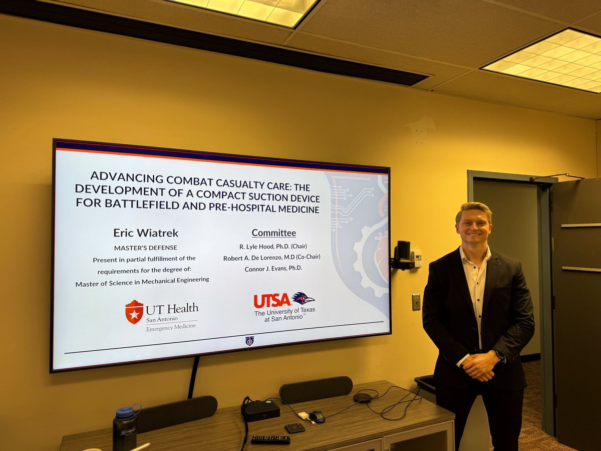 MDI_Lab's tweet image. 🎓 Congrats to Eric on successfully defending his master's thesis yesterday! His research on portable suction devices in ME is impressive work. The dedication to complete a master's degree is truly admirable. Well done, Eric! 👏 #MechanicalEngineering #MastersThesis #Engineering