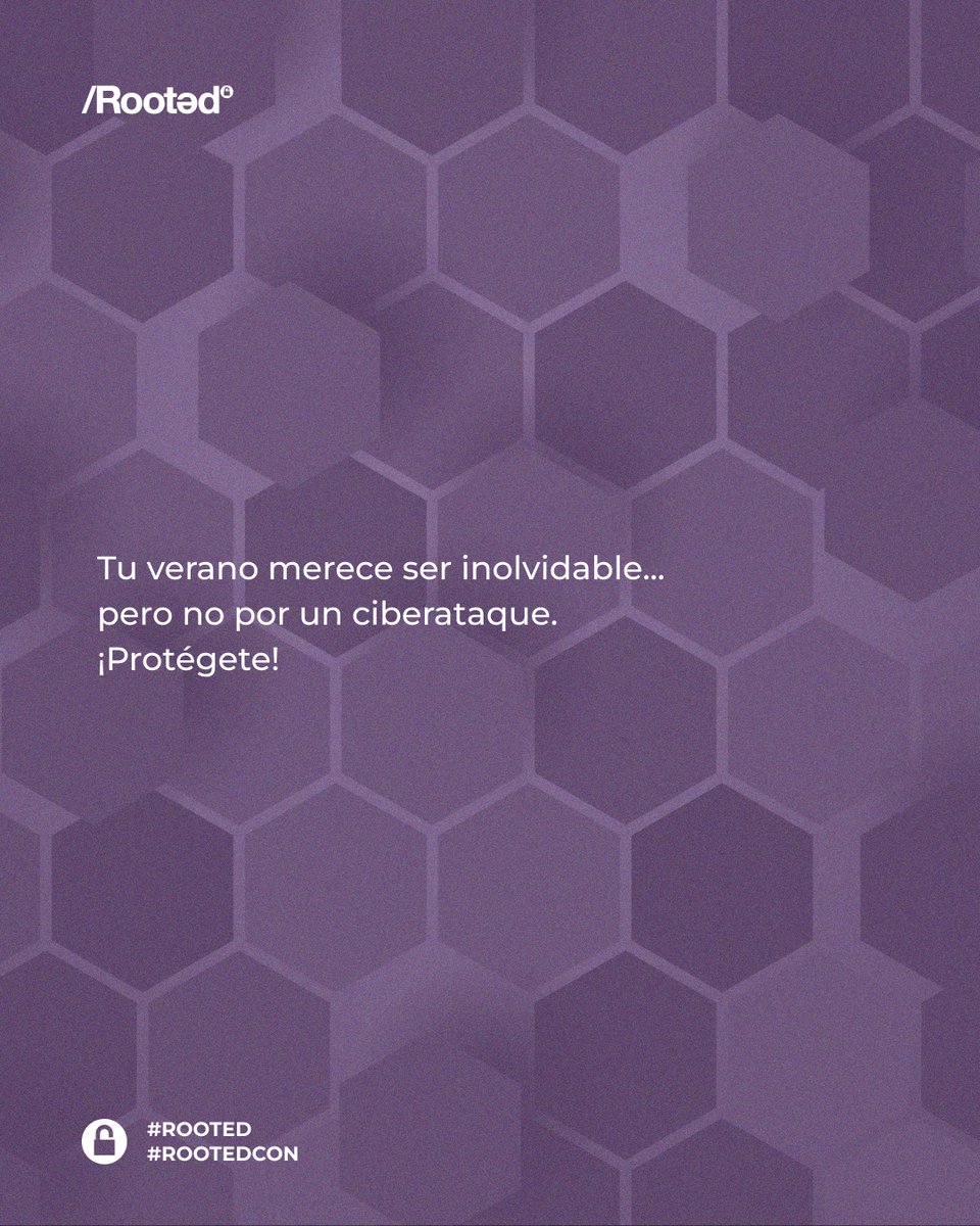 rootedcon's tweet image. 🌴¿Usar el WI-FI del chiringuito para hacer una transferencia?
Mal plan.
El verano no es excusa para descuidar tu seguridad.
Desliza y protégete antes de hacer las maletas🧳
#RootedCON #Ciberseguridad #SeguridadDigital