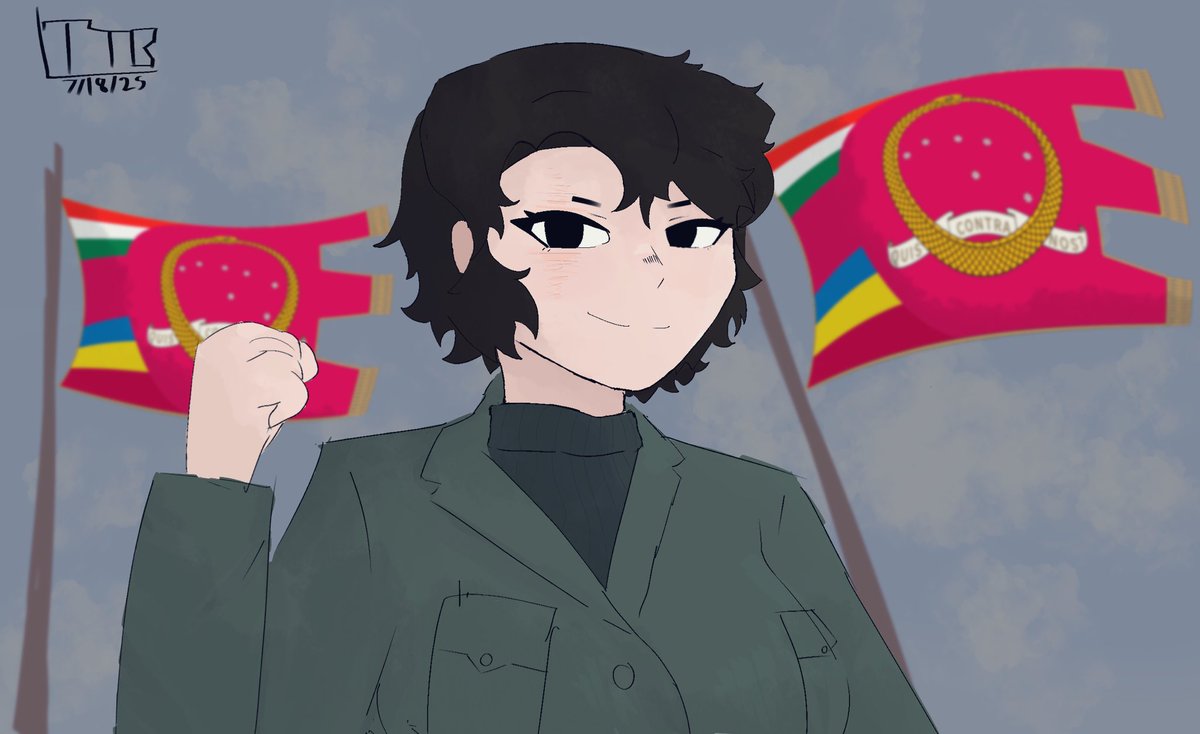 tigertankbeans's tweet image. Fiume (Red Flood OC)