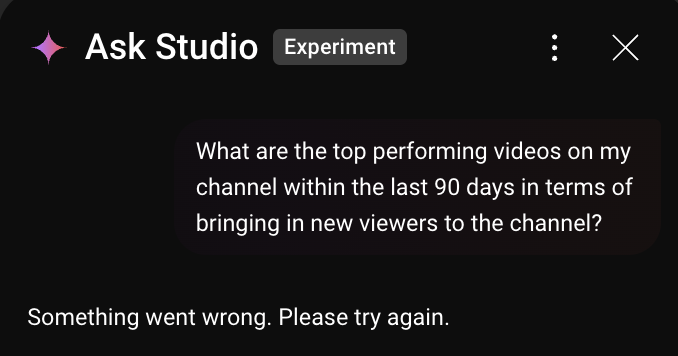 YouTube's experimental features never fail to disappoint!