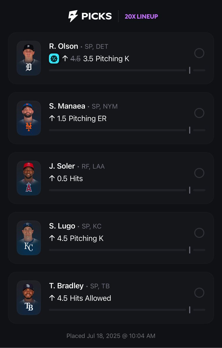 Stats2Stacks's tweet image. Betr Discount Parlay - 5 Picks ⚡️
Link: l.betr.app/e/nZEizVar
Like if tailing!