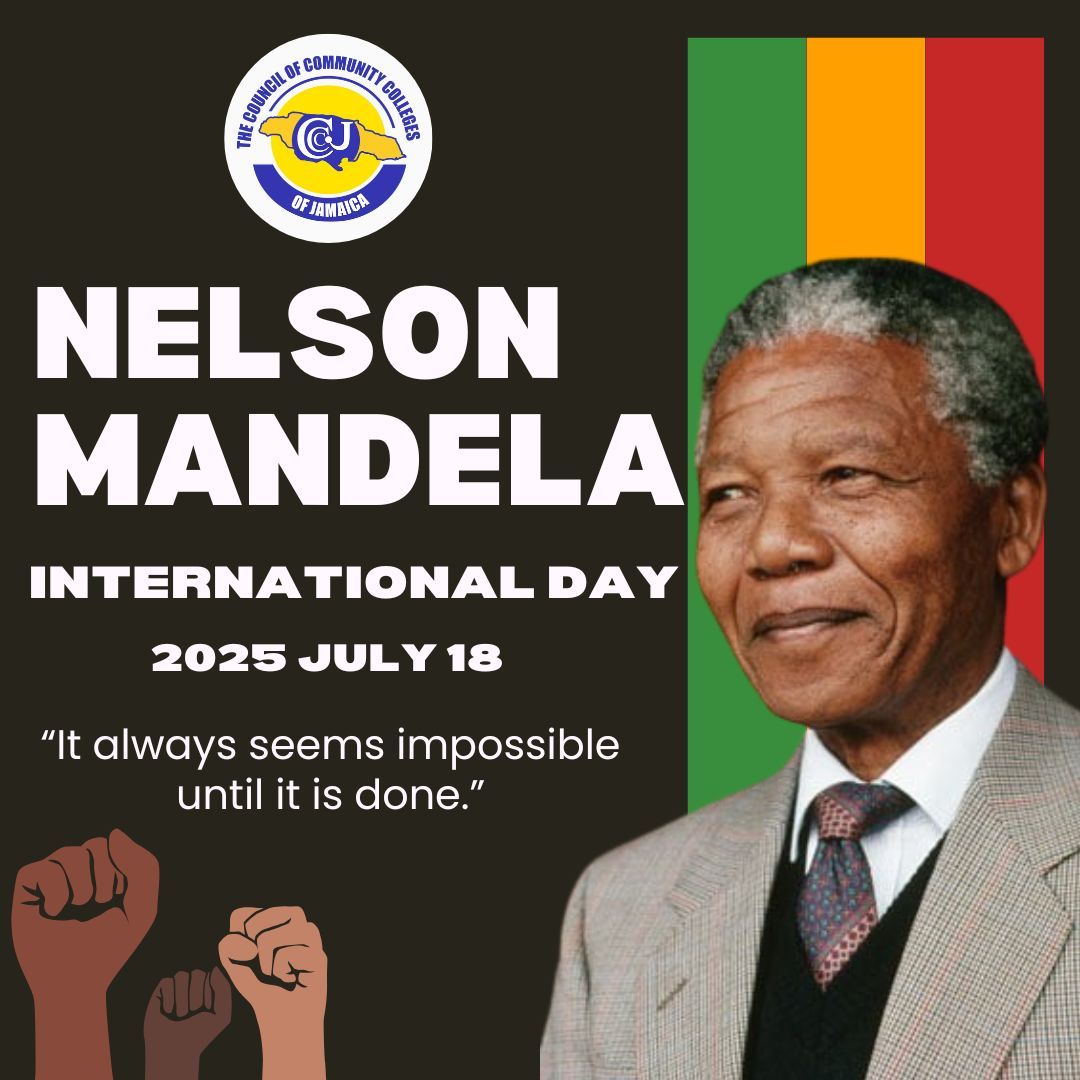 Happy Nelson Mandela International Day

Inspire change. Take action. Build a better tomorrow! 💙

#NelsonMandelaDay #CCCJ #BeTheChange
