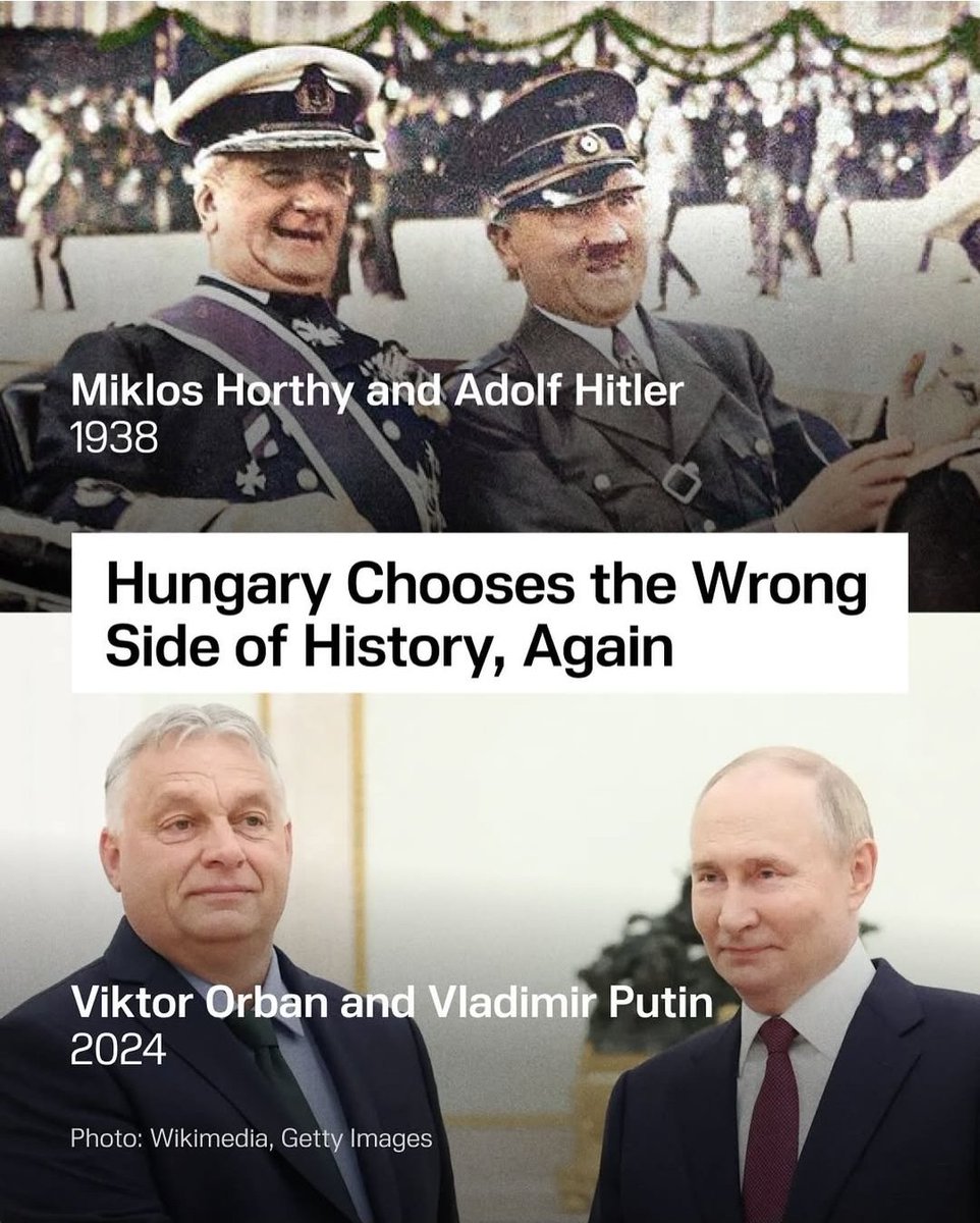 StratcomCentre's tweet image. Once again, Hungary chooses the wrong side.
Amid Russia’s war on Ukraine, Viktor Orbán has become Moscow’s most reliable voice inside the European Union. Whether blocking military aid, stalling sanctions, or campaigning against Ukraine’s path to NATO and the EU, Orbán’s actions…