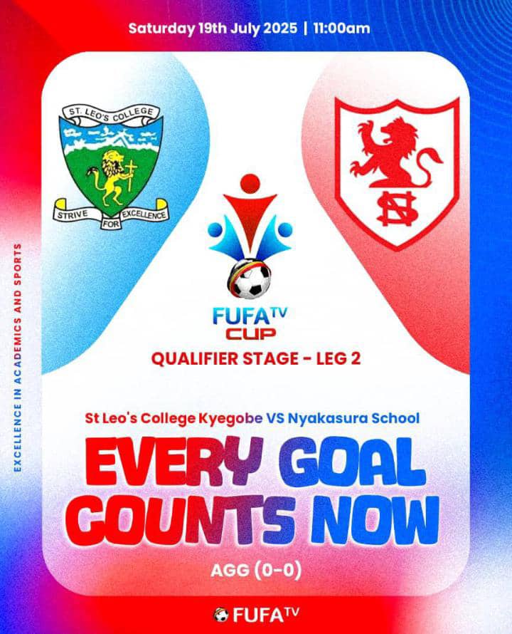 SLECK1921's tweet image. Join us on 19/7/2025 at 11:00Am as our College football team takes on Nyakasura school at Kabuura Play ground in FUFA TV CUP qualifier stage-Leg 2