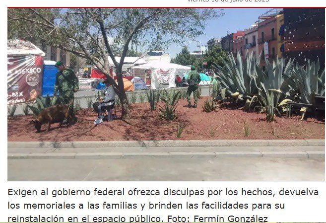 Lo siento, a mí sí me causa escozor que ahora toda la mal llamada izquierda se organice por unas estatuas mientras que nunca lo hicieron ni dijeron nada sobre el retiro de memoriales de desaparecidos por parte de Sheinbaum, Ernestina Godoy y Amlo. Esto el año pasado: