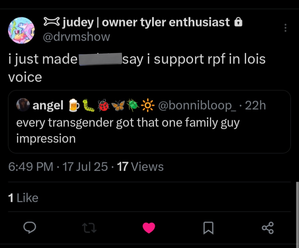 butchedcain's tweet image. just realized this is why they asked me to put on the lois voice last night