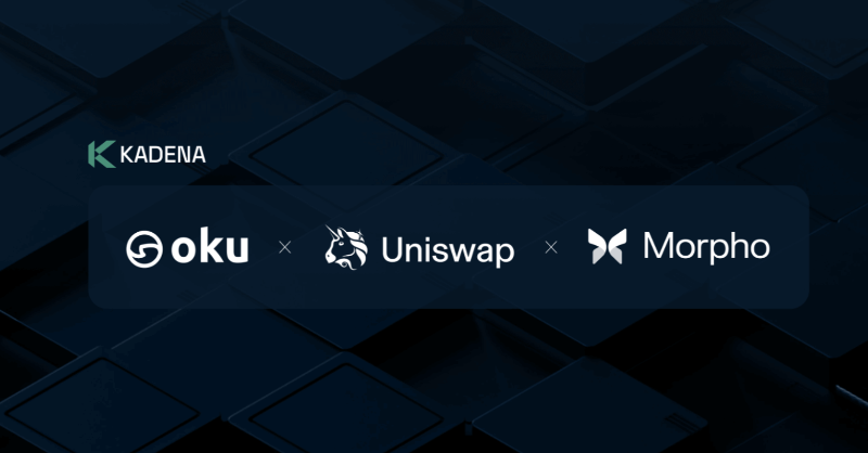 kadena_io's tweet photo. Oku, Morpho, and Uniswap unlock over 9 billion dollars in liquidity on Kadena's Chainweb EVM