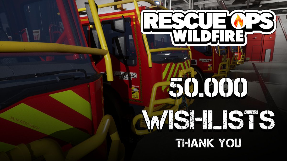 rescueops_game's tweet image. Over 50,000 wishlists on Steam - all thanks to YOU.
We’re beyond grateful for your support. Your enthusiasm keeps us going, and we’re giving it everything we’ve got to make you proud🔥