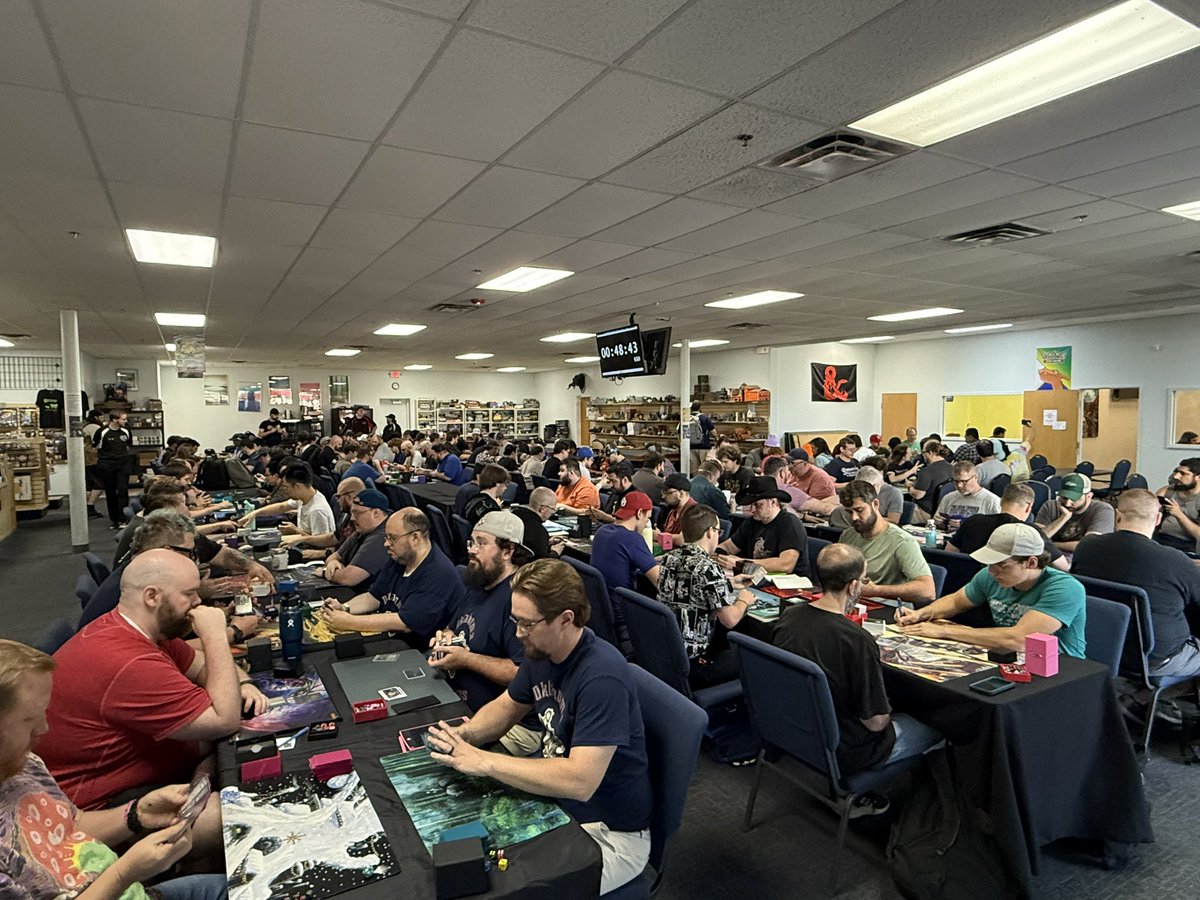 44 teams battle it out! 
Vintage, legacy, modern trios 

Watching live at twitch.tv/red_dirt_gaming