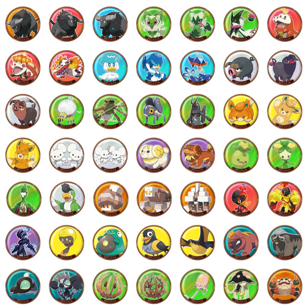 spoilsandloot's tweet image. Any interest in this new S-Chinese Paldea Magnet Set?
Magnetic sticker - Paldea themed metal magnet each of a Pokemon or trainer from the Paldea region. There are 49 Pokemon and 10 trainers available. If you are lucky enough you may receive a gold Paldea starter magnet.…