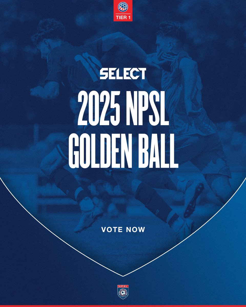 NPSLSoccer's tweet image. Voting is now open through the end of the day Sunday for the 2025 @select_america #NPSL Golden Ball here: npsl.com/vote/