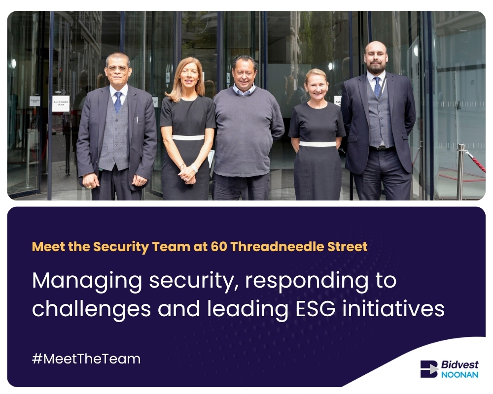 At 60 Threadneedle St, David Allens security team ensures safety for London's top businesses, managing foot traffic, access control, and protests with professionalism. Commended by William VanDer Westhuizen, they also lead charity drives, recycling, and volunteer at soup kitchens