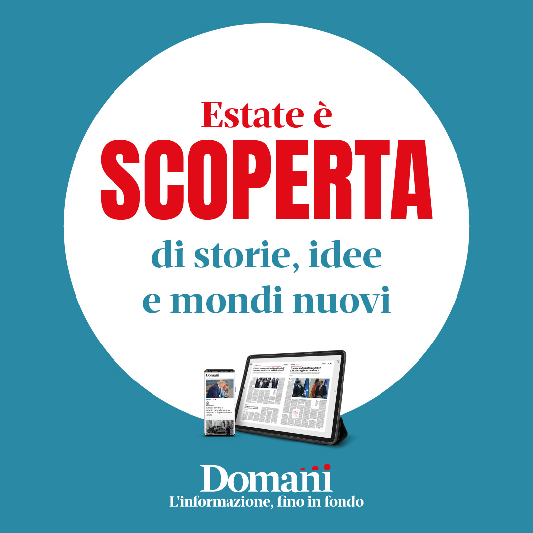 DomaniGiornale's tweet image. Scopri ogni giorno storie, idee e mondi nuovi. Quest'estate, scopri l’informazione di Domani.
Un anno a soli 80€, per sempre. Abbonati ora 👉 editorialedomani.it/abbonamenti/?u…