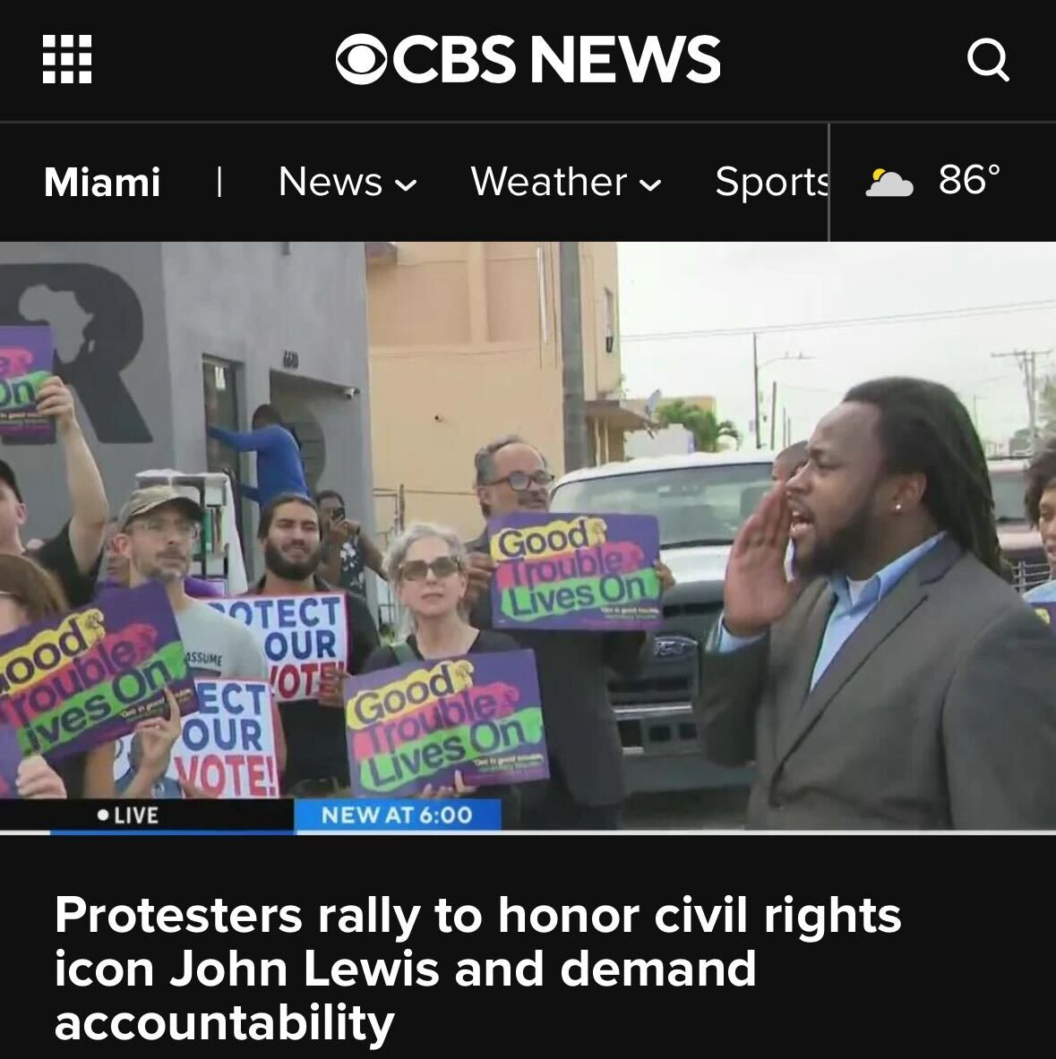 DFADCoalition's tweet image. Yesterday, 1,600 communities came out to make Good Trouble in honor of Civil Rights Hero Congressman John Lewis. Together, we carry the torch for the fight for civil rights and pass it forward to future generations.